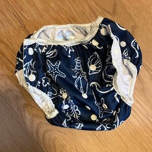 Navy Blue Starfish Kids Swim Diaper